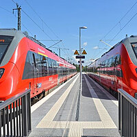 Systembahnsteige modula Kochelseebahn
