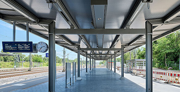 Bahnsteigdach in Büchen