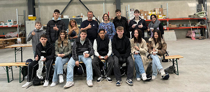 Praxisklasse aus Burbach zu Besuch