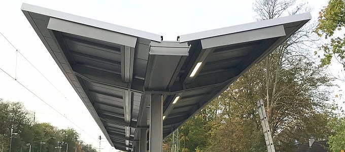 Bahnsteigdachsystem Typ Bodenheim light von Hering