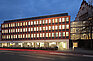 Fassade Rathaus beleuchtet