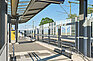 Bahnsteigdach und Windschutz in Müllheim