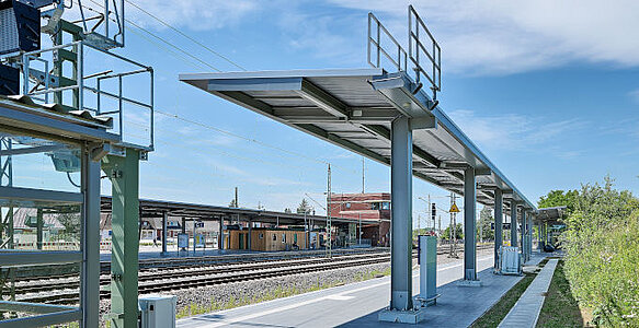 Bahnsteigdach in Büchen
