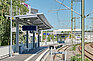 Bahnsteigdach Evolution in Stuttgart-Feuerbach