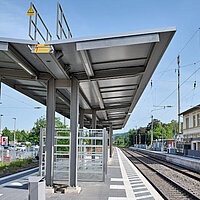 Bahnsteigdach Typ Evolution 2020 in Sinzig