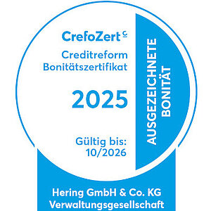 Gütesiegel CrefoZert 2025