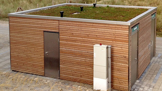 Nachhaltige WC-Anlage
