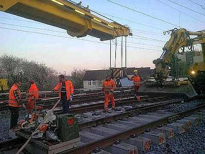 Weichen- und Gleiserneuerung in Herford Weichen- und Gleiserneuerung in Herford
