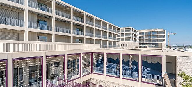 Architekturbeton-Fassade Bayernkaserne München