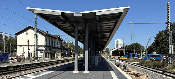 Bahnsteigdach in Bonn-Beuel