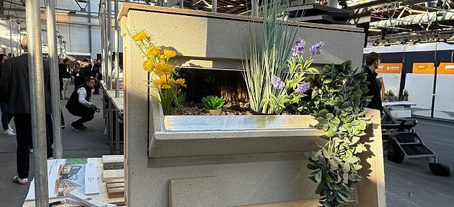 betoShell®GREEN am HERING-Stand