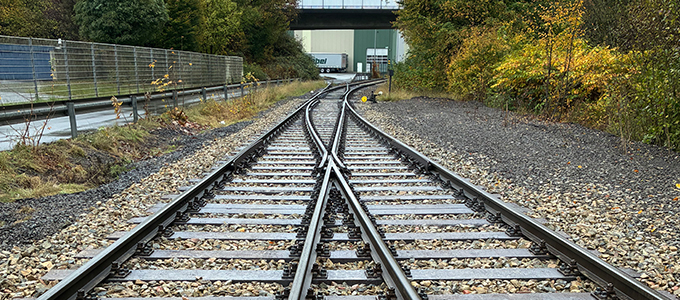 Neue Gleisanlage