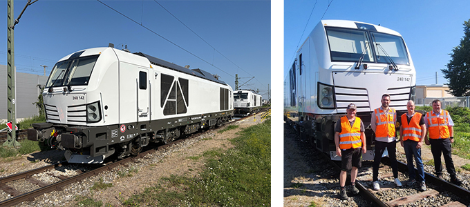 Erster Vectron Dual Mode für HERING Bahndienste