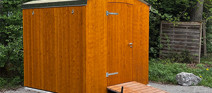 Autarkes WC in barrierearmer Variante 