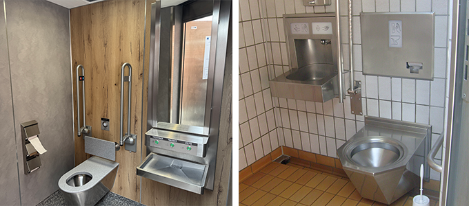 Newsbild: Aus Alt mach Neu: Modernisierte WC-Anlage am Bahnhof Emden