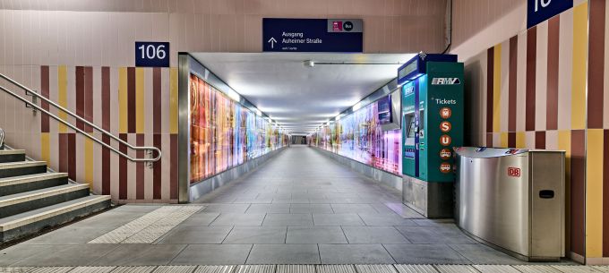 Neue Personenunterführung am Hauptbahnhof in Hanau