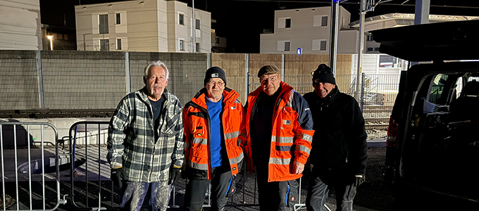 Das Viererteam der HERING-Welt